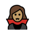 Woman Vampire: Medium Skin Tone Emoji Copy Paste ― 🧛🏽‍♀ - openmoji