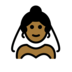 Woman With Veil: Medium-dark Skin Tone Emoji Copy Paste ― 👰🏾‍♀ - openmoji