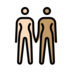 Women Holding Hands: Light Skin Tone, Medium Skin Tone Emoji Copy Paste ― 👩🏻‍🤝‍👩🏽 - openmoji