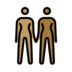 Women Holding Hands: Medium Skin Tone, Medium-dark Skin Tone Emoji Copy Paste ― 👩🏽‍🤝‍👩🏾 - openmoji