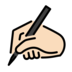 Writing Hand: Light Skin Tone Emoji Copy Paste ― ✍🏻 - openmoji