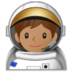 Astronaut: Medium Skin Tone Emoji Copy Paste ― 🧑🏽‍🚀 - samsung