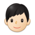 Boy: Light Skin Tone Emoji Copy Paste ― 👦🏻 - samsung