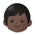 Child: Dark Skin Tone Emoji Copy Paste ― 🧒🏿 - samsung