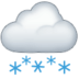 Cloud With Snow Emoji Copy Paste ― 🌨️ - samsung