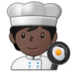 Cook: Dark Skin Tone Emoji Copy Paste ― 🧑🏿‍🍳 - samsung