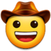 Cowboy Hat Face Emoji Copy Paste ― 🤠 - samsung