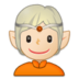 Elf: Light Skin Tone Emoji Copy Paste ― 🧝🏻 - samsung
