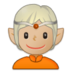 Elf: Medium-light Skin Tone Emoji Copy Paste ― 🧝🏼 - samsung