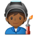 Factory Worker: Medium-dark Skin Tone Emoji Copy Paste ― 🧑🏾‍🏭 - samsung