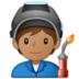 Factory Worker: Medium Skin Tone Emoji Copy Paste ― 🧑🏽‍🏭 - samsung