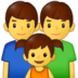Family: Man, Man, Girl Emoji Copy Paste ― 👨‍👨‍👧 - samsung