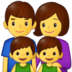 Family: Man, Woman, Boy, Boy Emoji Copy Paste ― 👨‍👩‍👦‍👦 - samsung