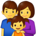 Family: Man, Woman, Girl Emoji Copy Paste ― 👨‍👩‍👧 - samsung