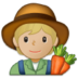 Farmer: Medium-light Skin Tone Emoji Copy Paste ― 🧑🏼‍🌾 - samsung