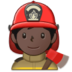 Firefighter: Dark Skin Tone Emoji Copy Paste ― 🧑🏿‍🚒 - samsung
