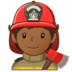 Firefighter: Medium-dark Skin Tone Emoji Copy Paste ― 🧑🏾‍🚒 - samsung
