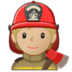 Firefighter: Medium-light Skin Tone Emoji Copy Paste ― 🧑🏼‍🚒 - samsung