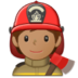 Firefighter: Medium Skin Tone Emoji Copy Paste ― 🧑🏽‍🚒 - samsung