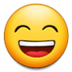 Grinning Face With Smiling Eyes Emoji Copy Paste ― 😄 - samsung