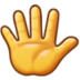 Hand With Fingers Splayed Emoji Copy Paste ― 🖐️ - samsung