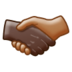 Handshake: Dark Skin Tone, Medium Skin Tone Emoji Copy Paste ― 🫱🏿‍🫲🏽 - samsung