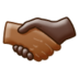 Handshake: Medium-dark Skin Tone, Dark Skin Tone Emoji Copy Paste ― 🫱🏾‍🫲🏿 - samsung