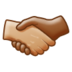 Handshake: Medium-light Skin Tone, Medium-dark Skin Tone Emoji Copy Paste ― 🫱🏼‍🫲🏾 - samsung