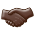 Handshake: Dark Skin Tone Emoji Copy Paste ― 🤝🏿 - samsung