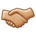 Handshake: Medium-light Skin Tone Emoji Copy Paste ― 🤝🏼 - samsung