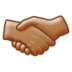 Handshake: Medium Skin Tone Emoji Copy Paste ― 🤝🏽 - samsung