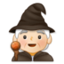 Mage: Light Skin Tone Emoji Copy Paste ― 🧙🏻 - samsung