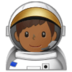 Man Astronaut: Medium-dark Skin Tone Emoji Copy Paste ― 👨🏾‍🚀 - samsung