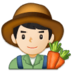 Man Farmer: Light Skin Tone Emoji Copy Paste ― 👨🏻‍🌾 - samsung