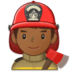 Man Firefighter: Medium-dark Skin Tone Emoji Copy Paste ― 👨🏾‍🚒 - samsung