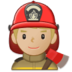 Man Firefighter: Medium-light Skin Tone Emoji Copy Paste ― 👨🏼‍🚒 - samsung