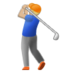 Man Golfing: Medium-light Skin Tone Emoji Copy Paste ― 🏌🏼‍♂ - samsung