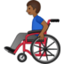 Man In Manual Wheelchair: Medium-dark Skin Tone Emoji Copy Paste ― 👨🏾‍🦽 - samsung