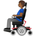 Man In Motorized Wheelchair: Medium-dark Skin Tone Emoji Copy Paste ― 👨🏾‍🦼 - samsung
