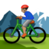 Man Mountain Biking: Medium Skin Tone Emoji Copy Paste ― 🚵🏽‍♂ - samsung
