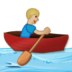 Man Rowing Boat: Medium-light Skin Tone Emoji Copy Paste ― 🚣🏼‍♂ - samsung