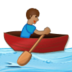 Man Rowing Boat: Medium Skin Tone Emoji Copy Paste ― 🚣🏽‍♂ - samsung