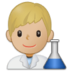 Man Scientist: Medium-light Skin Tone Emoji Copy Paste ― 👨🏼‍🔬 - samsung