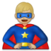 Man Superhero: Medium-light Skin Tone Emoji Copy Paste ― 🦸🏼‍♂ - samsung