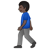 Man Walking: Dark Skin Tone Emoji Copy Paste ― 🚶🏿‍♂ - samsung