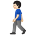 Man Walking: Light Skin Tone Emoji Copy Paste ― 🚶🏻‍♂ - samsung