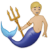 Merman: Medium-light Skin Tone Emoji Copy Paste ― 🧜🏼‍♂ - samsung