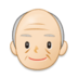 Old Man: Light Skin Tone Emoji Copy Paste ― 👴🏻 - samsung