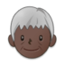 Older Person: Dark Skin Tone Emoji Copy Paste ― 🧓🏿 - samsung