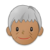 Older Person: Medium Skin Tone Emoji Copy Paste ― 🧓🏽 - samsung